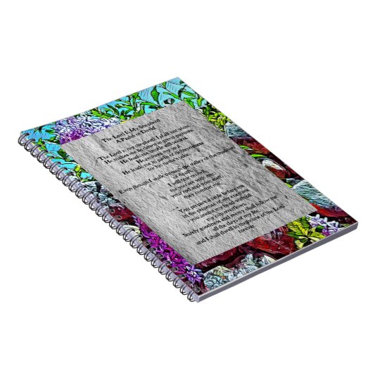 Psalm 23 biblisches Zitat Notizblock (Rechte Seite)