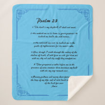 Psalm 23 blaue Grenze