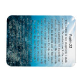 Psalm 23 Blue Ocean Floor Magnet (Horizontal)