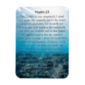 Psalm 23 Blue Ocean Floor Magnet (Vertikal)