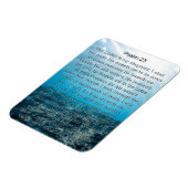 Psalm 23 Blue Ocean Floor Magnet (Linke Seite)