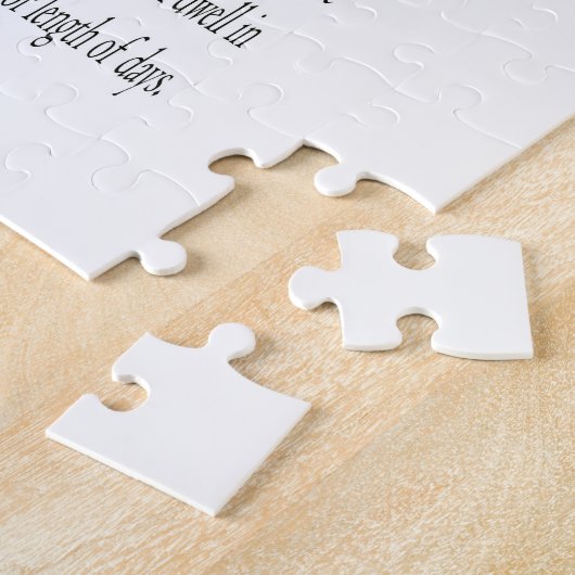 Psalm 23, Blumengrün, übergroße Stücke - leicht Puzzle (Seite)