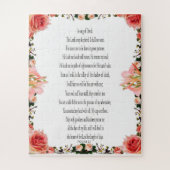 Psalm 23, Blumenstrauß 56 Stücke Easy Puzzle (Vertikal)