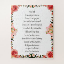 Psalm 23, Blumenstrauß 56 Stücke Easy Puzzle