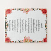 Psalm 23, Blumenstrauß 56 Stücke Easy Puzzle (Horizontal)