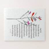 Psalm 23, Botanisches herausforderndes Puzzle leic (Horizontal)