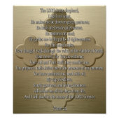 Psalm 23 - Bronze Fotodruck (Vorne)