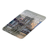 Psalm 23 Brooklyn Bridge NYC Magnet (Linke Seite)