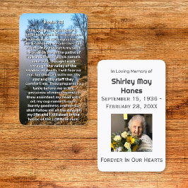 Psalm 23 Calm Lake Gedenkkarte Visitenkarte