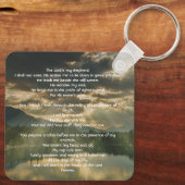 Psalm 23 Celebration of Life Service Schlüsselanhänger (Rückseite)