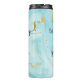 Psalm 23 Celestial Blue Abstract Thermosbecher (Rückseite)