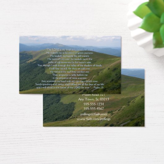 Psalm 23 | Christlich Inspiration (Schreibtisch)