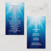 Psalm 23 - Christliche Geschäfts-Karte Visitenkarte (Vorne/Hinten)