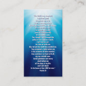 Psalm 23 - Christliche Geschäfts-Karte Visitenkarte (Vorderseite)