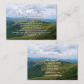 Psalm 23 - Christliche Geschäfts-Karte Visitenkarte (Vorne/Hinten)