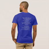 Psalm 23 - Christliches T-Shirt (Schwarz voll)