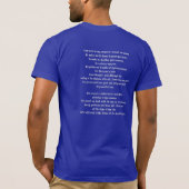 Psalm 23 - Christliches T-Shirt (Rückseite)