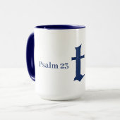 Psalm 23 Coffee Mug Tasse (Vorderseite Links)