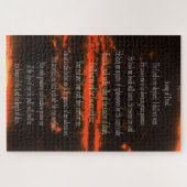 Psalm 23, Dark Red Sky, 1014 Stk., Schwieriges Puz Puzzle (Horizontal)