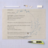 Psalm 23 Das Wildblume-Tissue des Fürsten Seidenpapier (Handwerk)