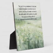 Psalm 23 Der Herr ist mein Hirte 8x10 Art-Zeichen Fotoplatte (Seite)