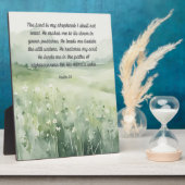 Psalm 23 Der Herr ist mein Hirte 8x10 Art-Zeichen Fotoplatte (Seite)