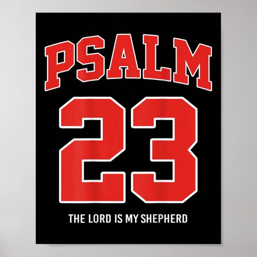 Psalm 23 Der Herr ist mein Hirte (auf der Rückseit Poster (Vorne)