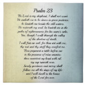 Psalm 23 Der Herr ist mein Hirte, Bibelverse Fliese (Vorderseite)