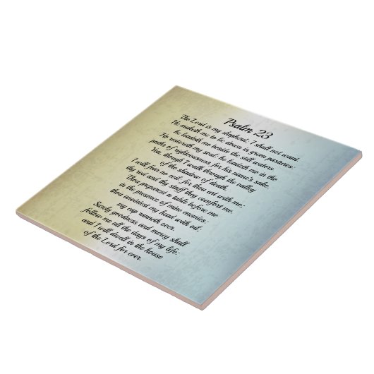 Psalm 23 Der Herr ist mein Hirte, Bibelverse Fliese (Seite)