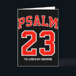 Psalm 23 Der Herr ist mein Hirte Christlicher Fußb Karte<br><div class="desc">Psalm 23 Der Herr ist mein Hirte Christliche Fußballsaison</div>