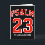 Psalm 23 Der Herr ist mein Hirte Christlicher Fußb Karte<br><div class="desc">Psalm 23 Der Herr ist mein Hirte Christliche Fußballsaison</div>