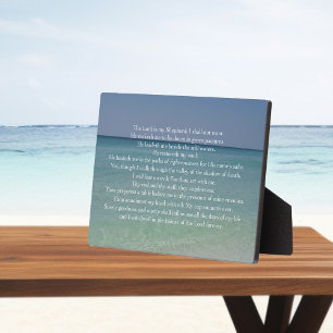 Psalm 23 Der Herr ist mein Hirte Christlicher Stra Fotoplatte