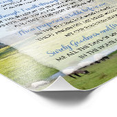 Psalm 23 - Der Herr ist mein Hirte Fotodruck (Ecke)