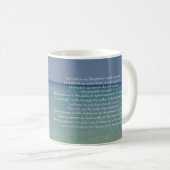 Psalm 23 Der Herr ist mein Hirte Kaffeetasse (VorderseiteRechts)