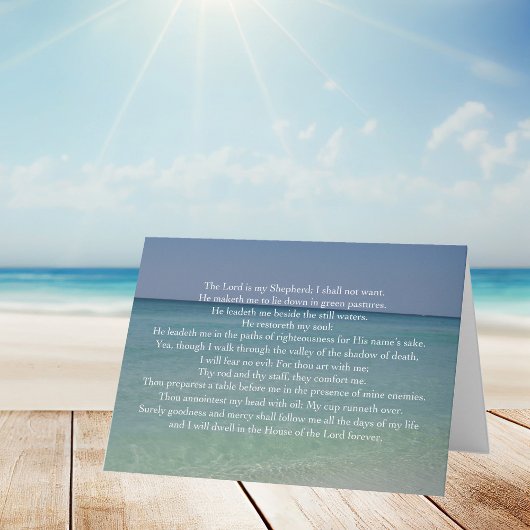 Psalm 23 Der Herr ist mein Hirte Karte