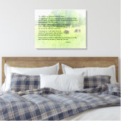 Psalm 23 Der Herr ist mein Hirte Leinwanddruck (Insitu (Schlafzimmer))