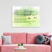 Psalm 23 Der Herr ist mein Hirte Leinwanddruck (Insitu (Wohnzimmer))