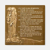 Psalm 23 Der Herr ist mein Hirte Magnet (Vorne)