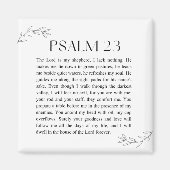 Psalm 23 Der Herr ist mein Hirte Magnet (Vorne)