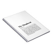 Psalm 23 Der Herr ist mein Hirte Notizblock (Rechte Seite)