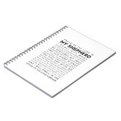 Psalm 23 Der Herr ist mein Hirte Notizblock (Linke Seite)