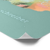 Psalm 23, Der Herr ist mein Hirte Poster (Ecke)