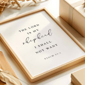 Psalm 23 Der Herr ist mein Hirte Poster