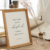 Psalm 23 Der Herr ist mein Hirte Poster