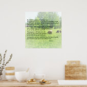 Psalm 23 Der Herr ist mein Hirte Poster (Küche)