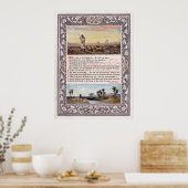 Psalm 23 Der Herr ist mein Hirte Poster (Küche)