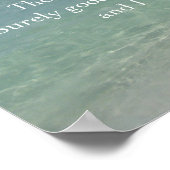 Psalm 23 Der Herr ist mein Hirte Poster (Ecke)