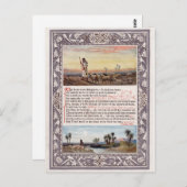 Psalm 23 "Der Herr ist mein Hirte" Postkarte (Vorne/Hinten)