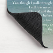 Psalm 23 Der Herr ist mein Hirte Schöner Strand Mousepad (Ecke)