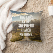 Psalm 23 Der Herr ist mein Hirte, Schrift Kissen (Decke)